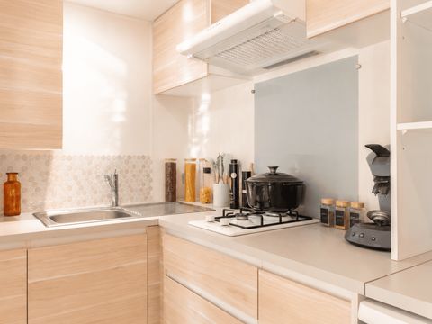 MOBILHOME 2 personnes - "AMOUREUX" 1 CHAMBRE