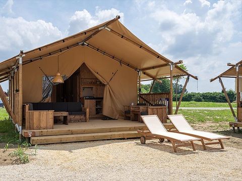 TENTE TOILE ET BOIS 7 personnes - SunLodge Taiga&Kambi