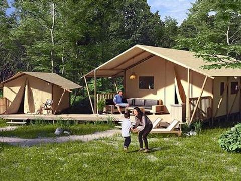 TENTE TOILE ET BOIS 8 personnes - SunLodge Pamoja & Kambi