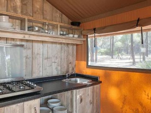 TENTE TOILE ET BOIS 8 personnes - SunLodge Pamoja & Kambi