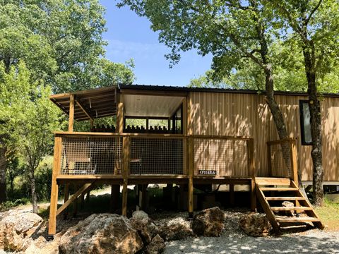 Hébergement 4 personnes - Mobil home Cottage Premium 2 Chambres - climatisation - Lave vaiselle