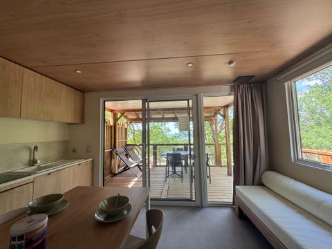 HÉBERGEMENT INSOLITE 4 personnes - Mobil home Cottage Premium 2 Chambres - climatisation - Lave vaiselle