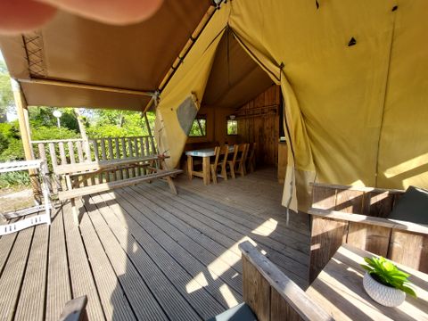 TENTE 4 personnes - LODGE - avec sanitaires