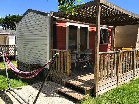 MOBILHOME 2 personnes - Mobil Home Cosy 2 Pièces 2 Personnes Climatisé + TV