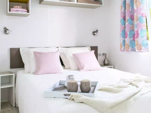 MOBILHOME 4 personnes - Mobil Home Cosy 3 Pièces 4 Personnes Climatisé + TV