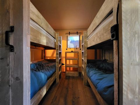 TENTE TOILE ET BOIS 6 personnes - Tente safari 6p avec sanitaires