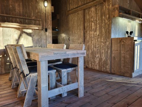 TENTE TOILE ET BOIS 6 personnes - Tente safari 6p avec sanitaires