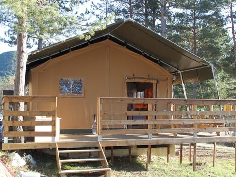 TENTE TOILE ET BOIS 5 personnes - Laurier