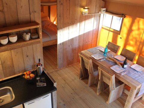 TENTE TOILE ET BOIS 5 personnes - Laurier