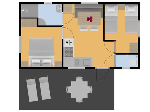MOBILHOME 4 personnes - Romarin
