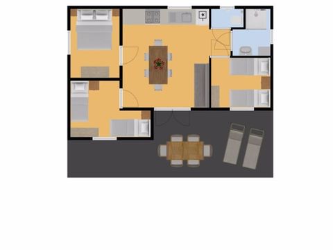 CHALET 6 personnes - Menthe