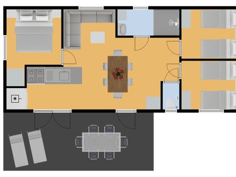 MOBILHOME 6 personnes - Marjolaine