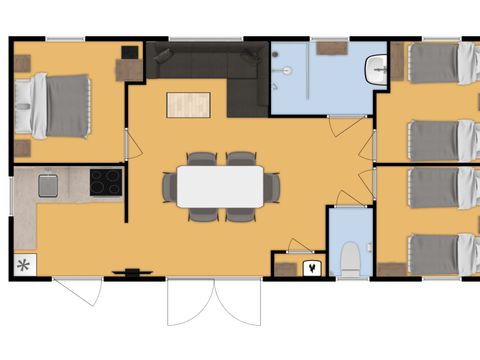 MOBILHOME 6 personnes - Lavande