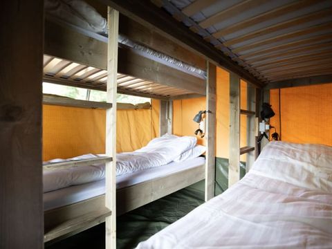 BUNGALOW TOILÉ 6 personnes - Bungalow tente Glamping Tournesol 4+2