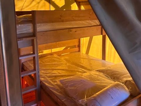 TENTE TOILE ET BOIS 5 personnes - Ciboulette