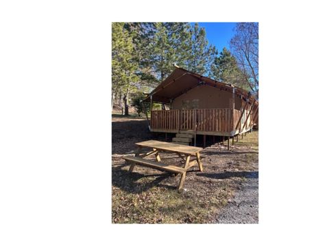 TENTE TOILE ET BOIS 5 personnes - Ciboulette