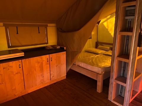 TENTE TOILE ET BOIS 5 personnes - Ciboulette