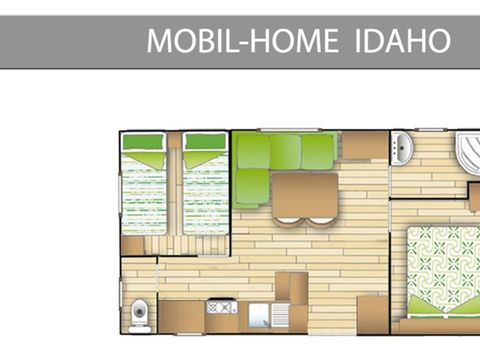MOBILHOME 4 personnes - IDAHO ECO.