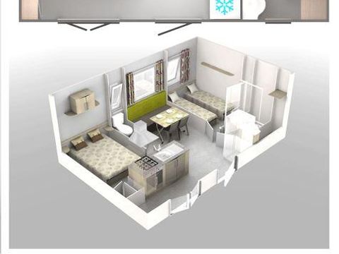 MOBILHOME 4 personnes - 2 chambres