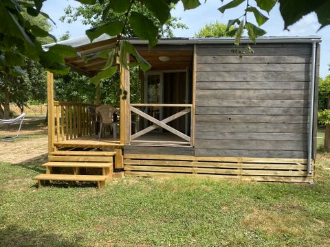 BUNGALOW 4 personnes - 2 chambres climatisé - 31m2 + terrasse couverte
