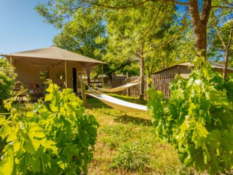 Tente en toile et en bois 5 personnes - Lodge Family