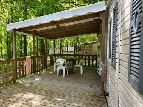 MOBILHOME 4 personnes - MOBIL HOME CONFORT BOIS 64