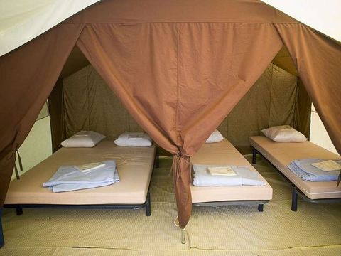 TENTE TOILE ET BOIS 4 personnes - Tente Safari - 4 pers - sans sanitaires