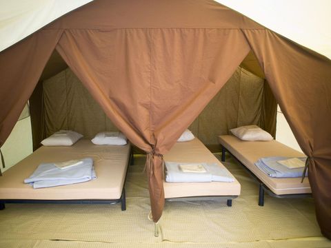 TENTE TOILE ET BOIS 4 personnes - Tente Safari - 4 pers - sans sanitaires