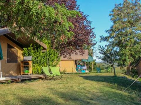 TENTE TOILE ET BOIS 4 personnes - Tente Safari - 4 pers - sans sanitaires