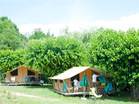 TENTE TOILE ET BOIS 4 personnes - Tente Safari - 4 pers - sans sanitaires