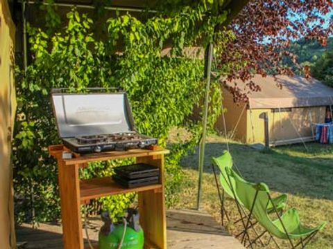 TENTE TOILE ET BOIS 4 personnes - Tente Safari - 4 pers - sans sanitaires