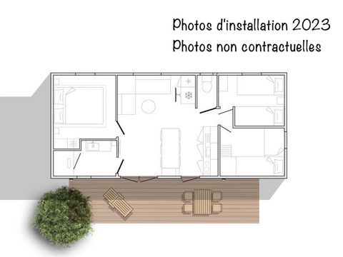 MOBILHOME 6 personnes - Loft Premium 33m² Climatisation TV