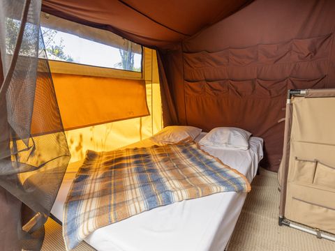 TENTE 5 personnes - Tente Nature Lodge - 2 chambres - Cuisine  – Salle de bain TENTE 5 personnes - Tente Nature Lodge - 2 chambres - Cuisine  – Salle de bain