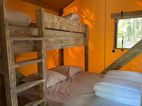 TENTE TOILE ET BOIS 5 personnes - Lodge Safari