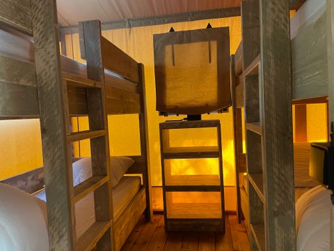 Tente en toile et en bois 6 personnes - Lodge Safari