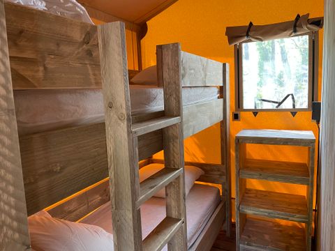 Tente en toile et en bois 4 personnes - Lodge Safari 27 m²