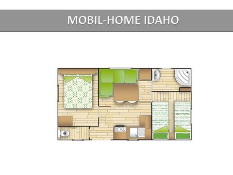 Mobilhome 4 personnes - IDAHO STANDARD