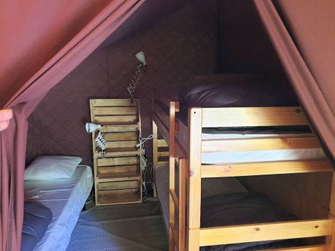 Tente en toile et en bois 5 personnes - Lodge Cabanon Classic