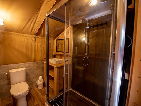 TENTE TOILE ET BOIS 4 personnes - Safari lodge