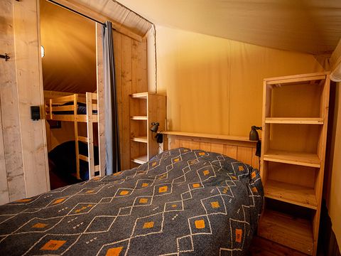 TENTE TOILE ET BOIS 4 personnes - Safari lodge