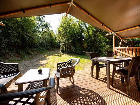 TENTE TOILE ET BOIS 4 personnes - Safari lodge