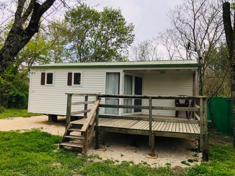 Mobilhome 4 personnes - Péronelle - sans WC (2 chambres avec climatisation en option à régler sur place)