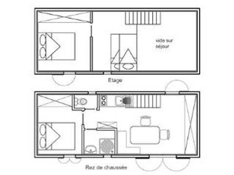 CHALET 6 personnes - Maison-Chalet 45m² - Tout confort 