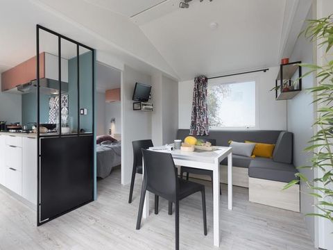 MOBILHOME 6 personnes - Super Cordelia CLIMATISE VUE PANORAMIQUE 
