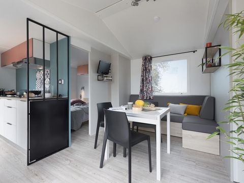 MOBILHOME 6 personnes - Cottage Prénium 6p SPA + Clim Vue Panoramique