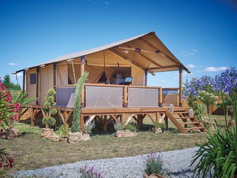 Tente en toile et en bois 5 personnes - Lodge BALI