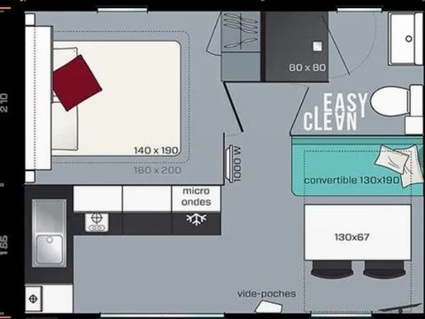 MOBILHOME 2 personnes - CIELA PRESTIGE