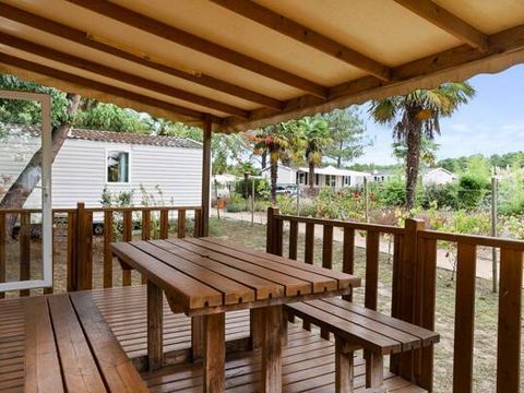 Bungalow 4 personnes - Mobil-home | Comfort | 2 Ch. | 4 Pers. | Terrasse surélevée