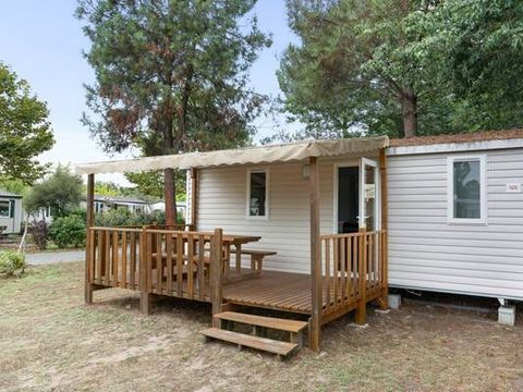 Bungalow 4 personnes - Mobil-home | Comfort | 2 Ch. | 4 Pers. | Terrasse surélevée