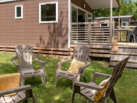 MOBILHOME 4 personnes - Cottage Dourbie 4p 2ch 1sdb **** clim